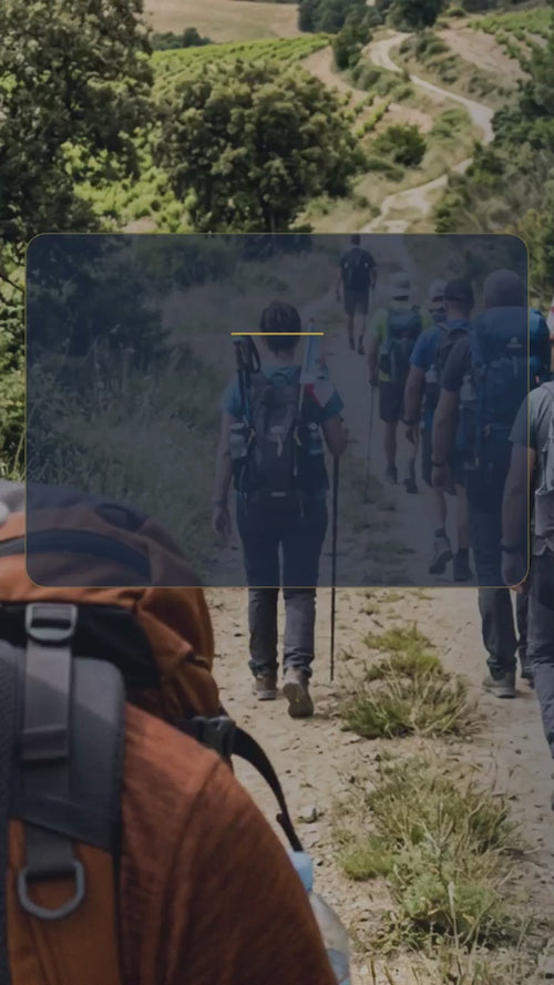 Vídeo-recuerdo de Waymino: nueve días del Camino Portugués montados en un vídeo con las fotos y las notas del peregrino, y el mapa del recorrido al final